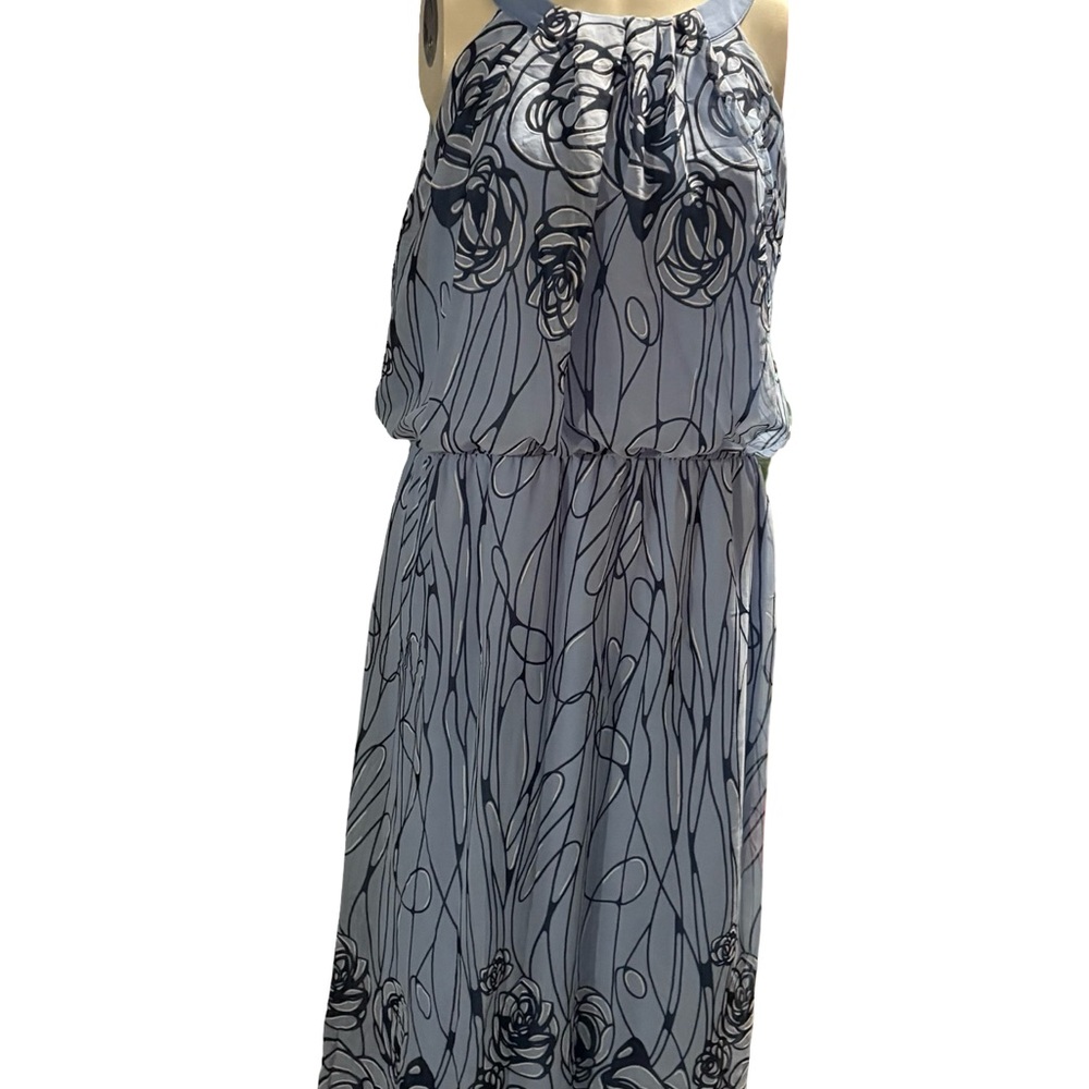 size 16 Robbie Bee Black and White Floral Maxi Dress NWT - Picture 7 of 11